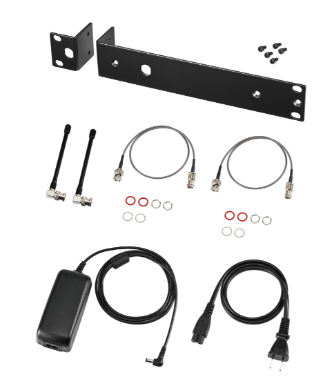 2-CHANNEL DUAL BODYPACK WIRELESS SYSTEM, NO LAPEL MICS - FREQ DF2: 470.125 TO 607.875 MHZ